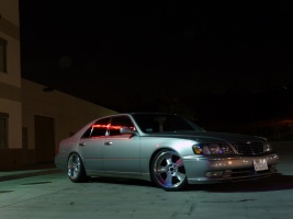 1999 Infiniti Q45 with 19x9 Veilside Andrew Golt wheels