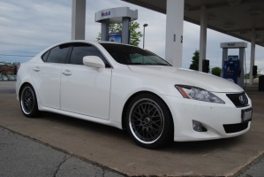 2010 Lexus IS 350 with 18x8 Volk GT-U wheels