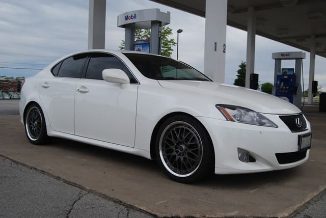 2010 Lexus IS 350 with 18x8 Volk GT-U wheels