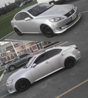 2009 Lexus IS 250 with 18x8.5 XXR 527 wheels