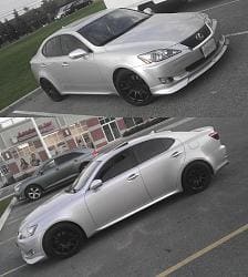 2009 Lexus IS 250 with 18x8.5 XXR 527 wheels
