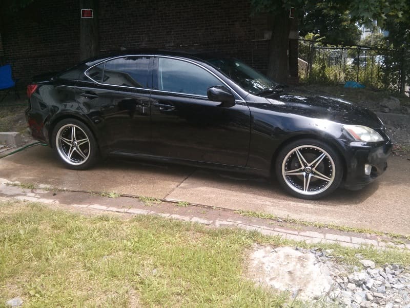 2010 Lexus IS 350 with 18x8 Enkei L-SR wheels