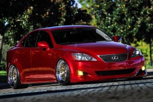 2010 Lexus IS 250 with 18x10 wheels