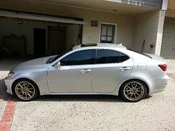 2008 Lexus IS 250 with 18x8.5 Konig Milligrams wheels