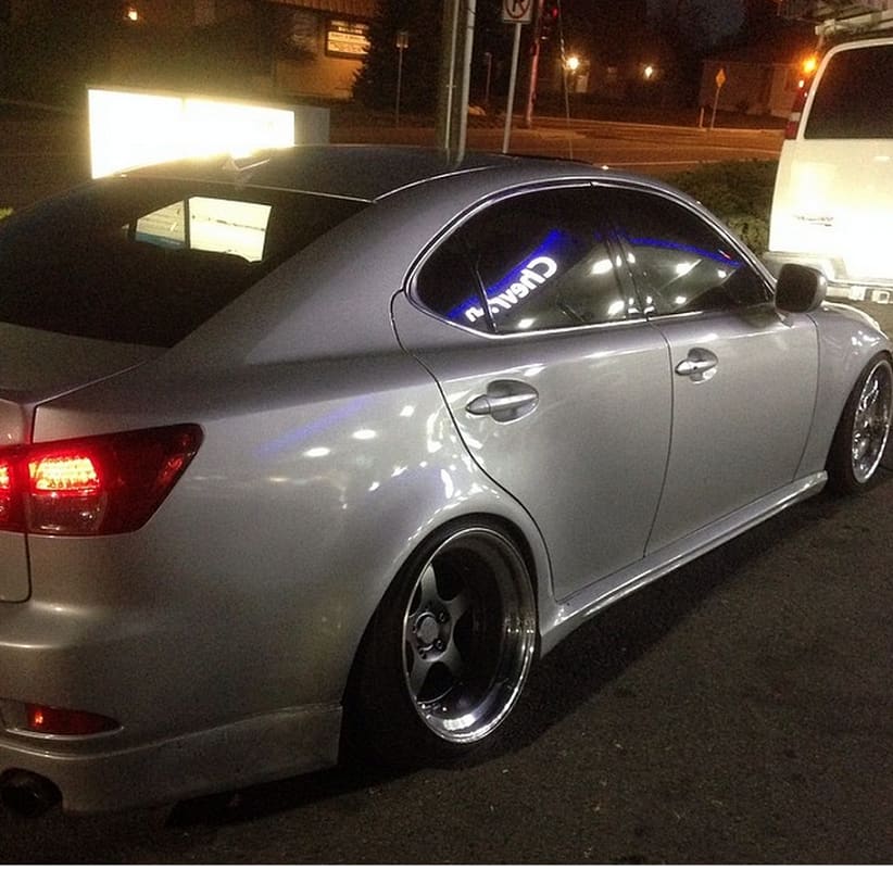 2011 Lexus IS 250 with 18x11.5 wheels