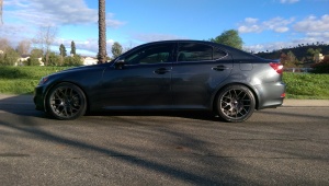 2009 Lexus IS 250 with 18x8.5 Avante Garde wheels