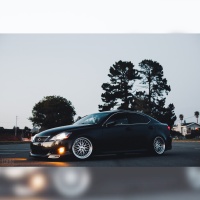 2013 Lexus IS 350 with 18x9.5 wheels