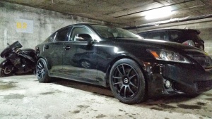 2010 Lexus IS 350 with 18x8.5 wheels