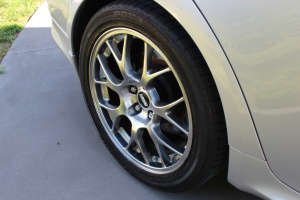 2009 Lexus IS 250 with 18x8.5 BBS Evo X wheels