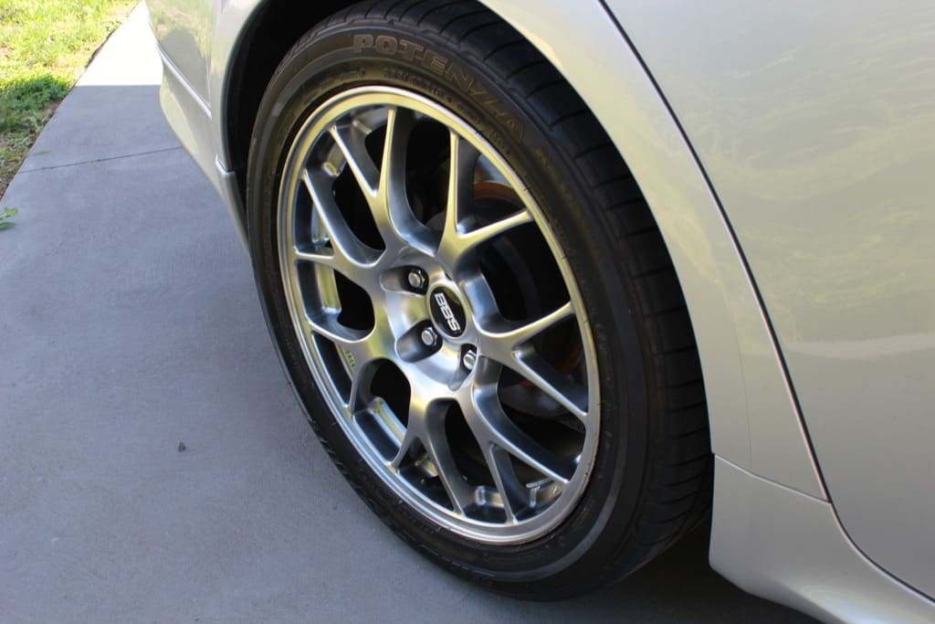 2009 Lexus IS 250 with 18x8.5 BBS Evo X wheels