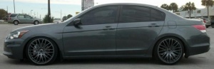 2011 Honda Accord with 20x9 axis powers wheels