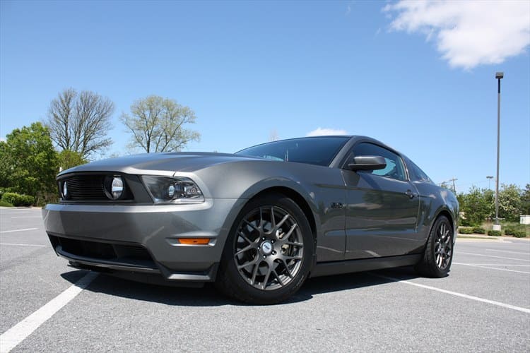 2012 Ford Mustang with 18x8 TSW wheels