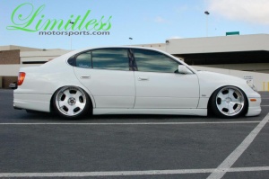 2000 Lexus GS 300 with 19x10 Amistad D wheels
