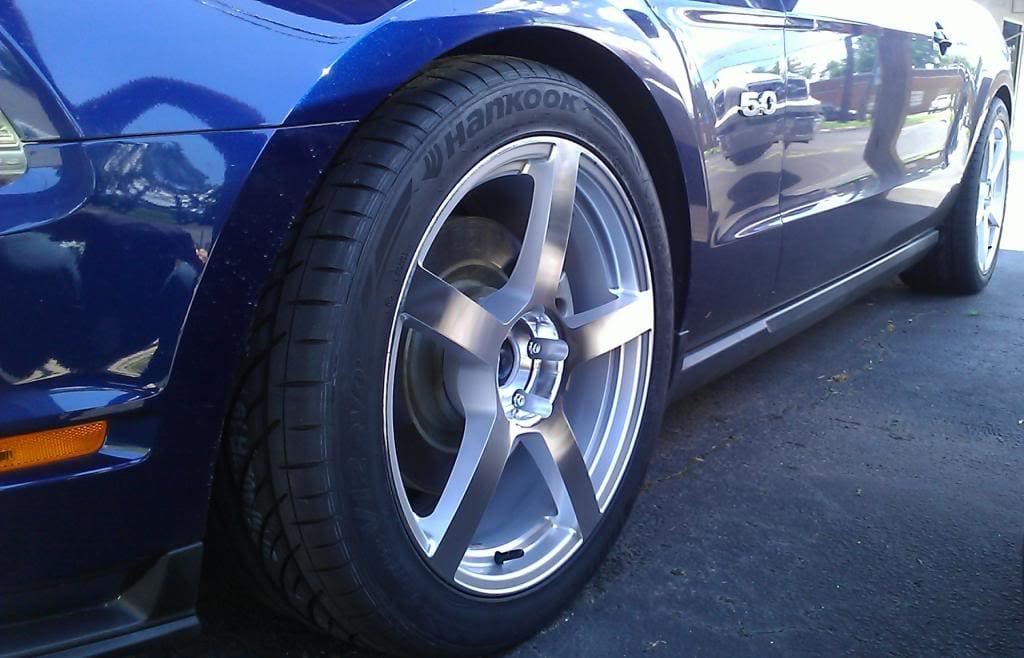 2012 Ford Mustang with 19x9.5 TSW Panoramas wheels