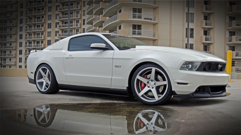 2012 Ford Mustang with 20x9 Avant Garde M550 wheels