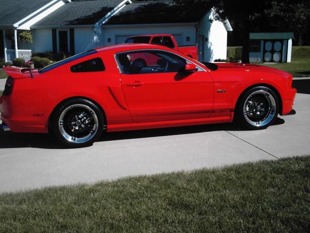 2012 Ford Mustang with 20x9 Forged Victories wheels