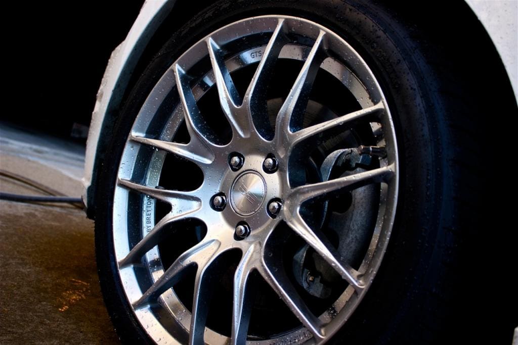2011 Ford Mustang with 19x9.5 Breyton GTS-AV 25 wheels