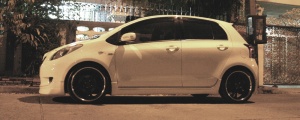 2007 Toyota Yaris with 18x7.5 SSR Vienna wheels