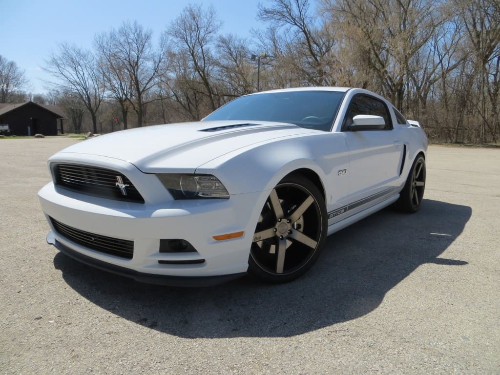 2012 Ford Mustang with 20x8.5 Niche Milan wheels