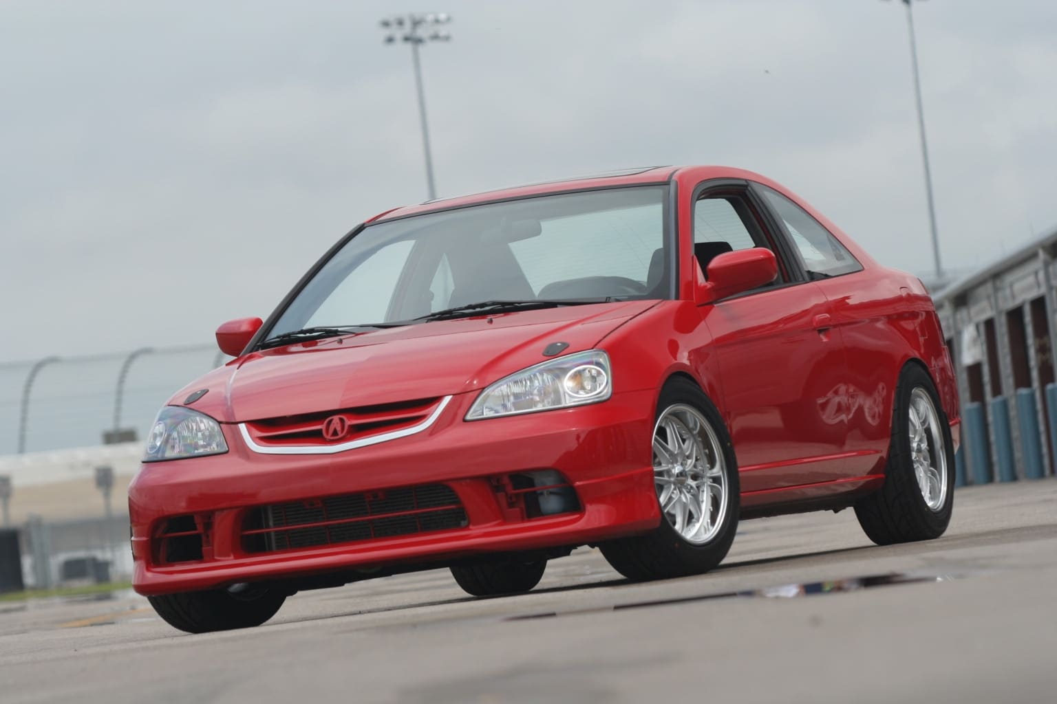 2001 Honda Civic with 16x8 SSR Schumacher wheels