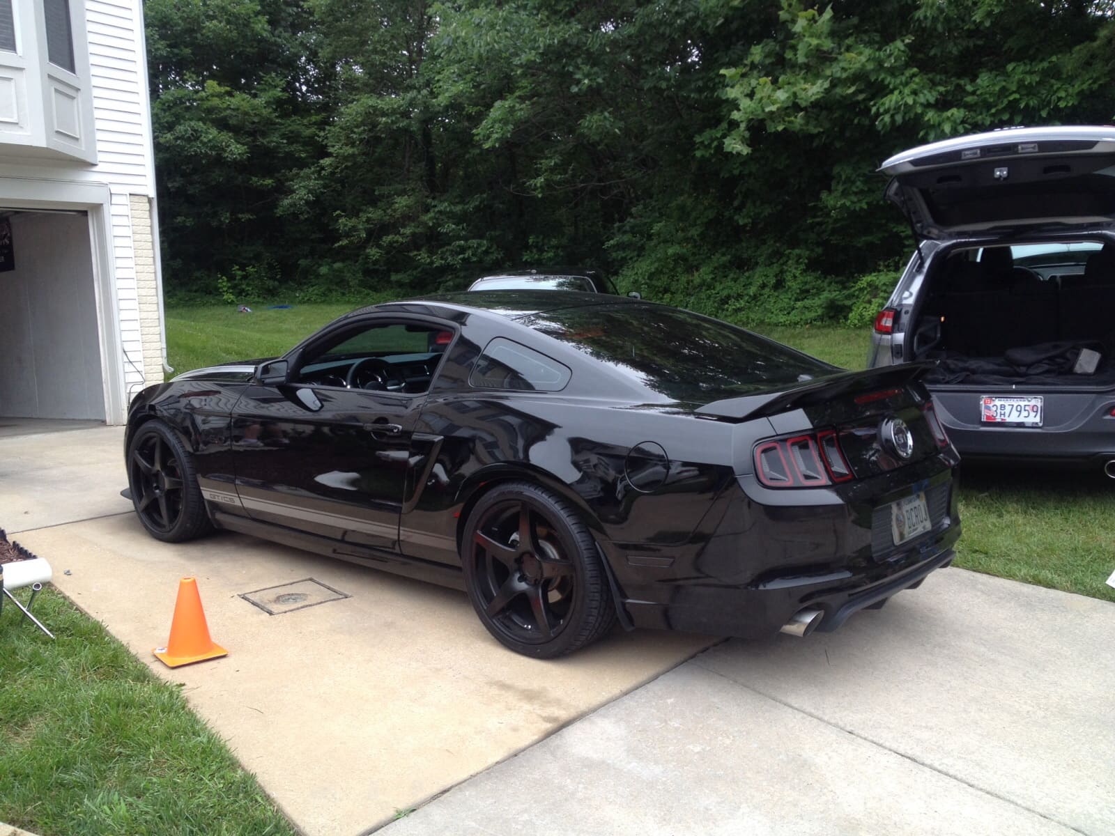 2012 Ford Mustang with 20x8.5 Niche GT-5 wheels