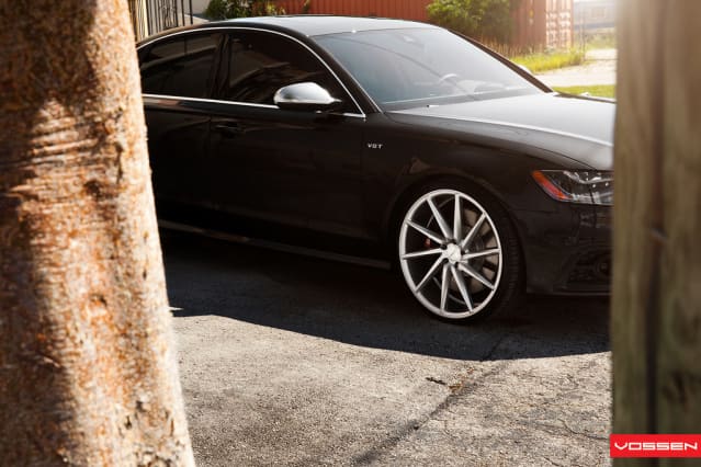 2013 Audi S6 with 22x9 Vossen CV-T wheels