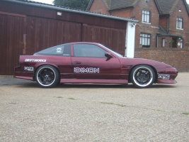 1990 Nissan S13 with 18x9.5 SSR Professor wheels