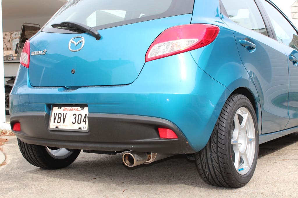 2011 Mazda Mazda2 with 15x7 Kosei K1 wheels