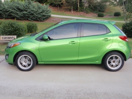2011 Mazda Mazda2 with 15x7 Kosei K1-TS wheels