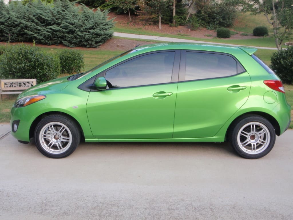 2011 Mazda Mazda2 with 15x7 Kosei K1-TS wheels