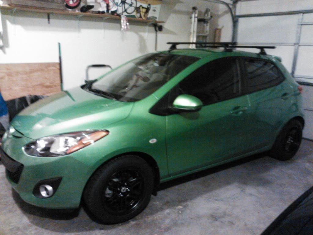 2012 Mazda Mazda2 with 15x7.5 Konig Lightspeed wheels