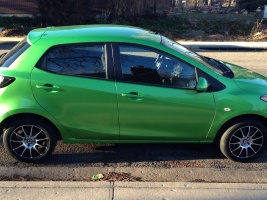 2012 Mazda Mazda2 with 15x6.5 Konig Zero-In wheels