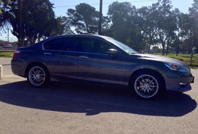 2012 Honda Accord with 18x7.5 Enkei PF01 wheels