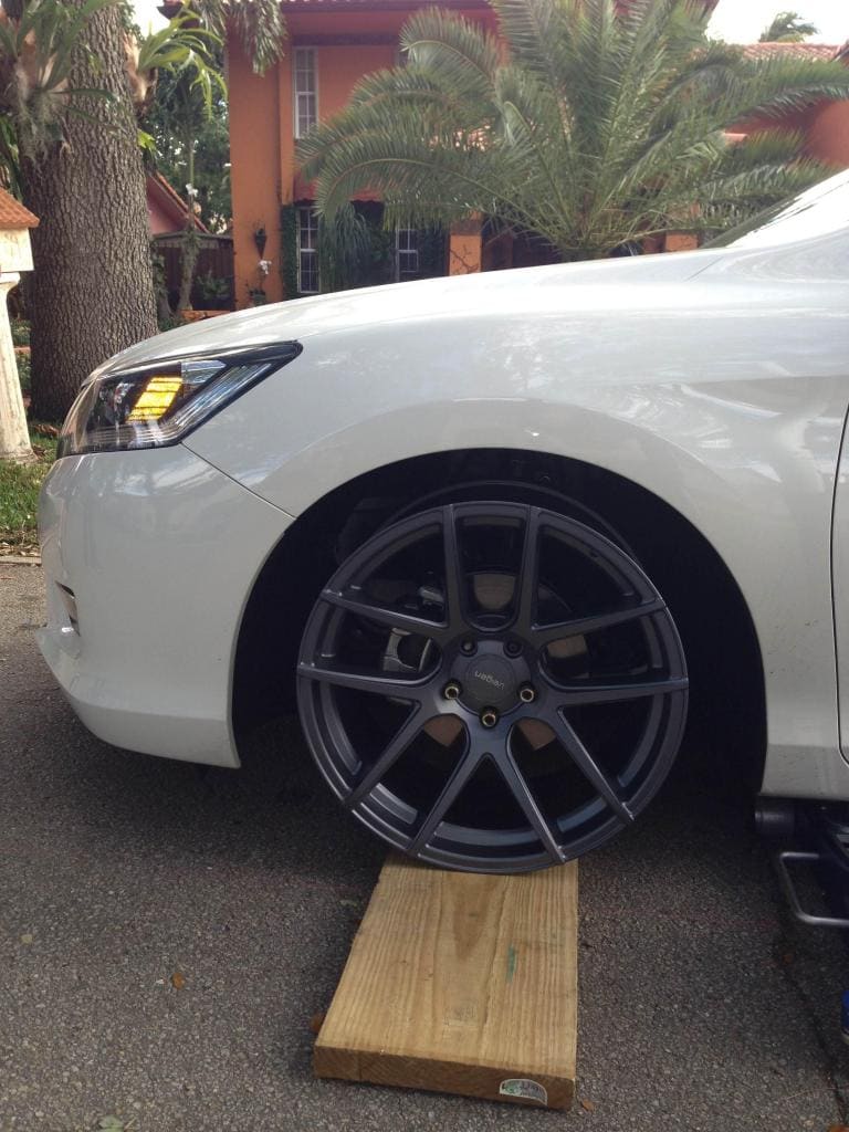 2013 Honda Accord with 20x10.5 Velgen wheels