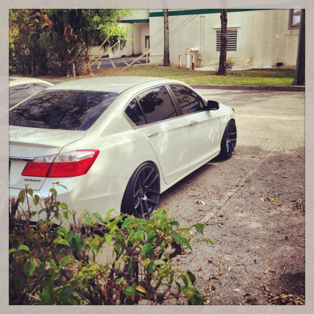 2013 Honda Accord with 20x10.5 Velgen wheels