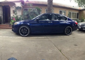 2010 Honda Accord with 20x8.5 Giovanna Meccas wheels