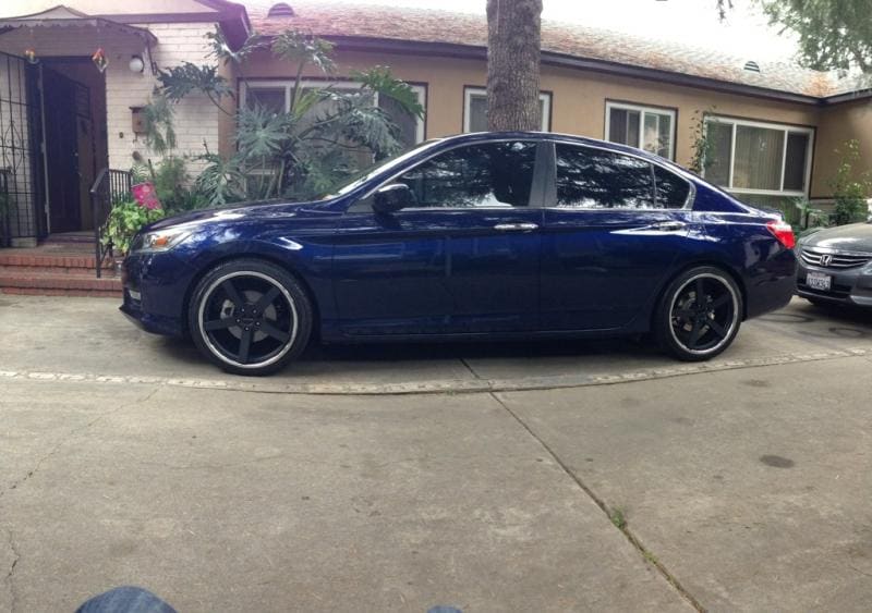 2010 Honda Accord with 20x8.5 Giovanna Meccas wheels