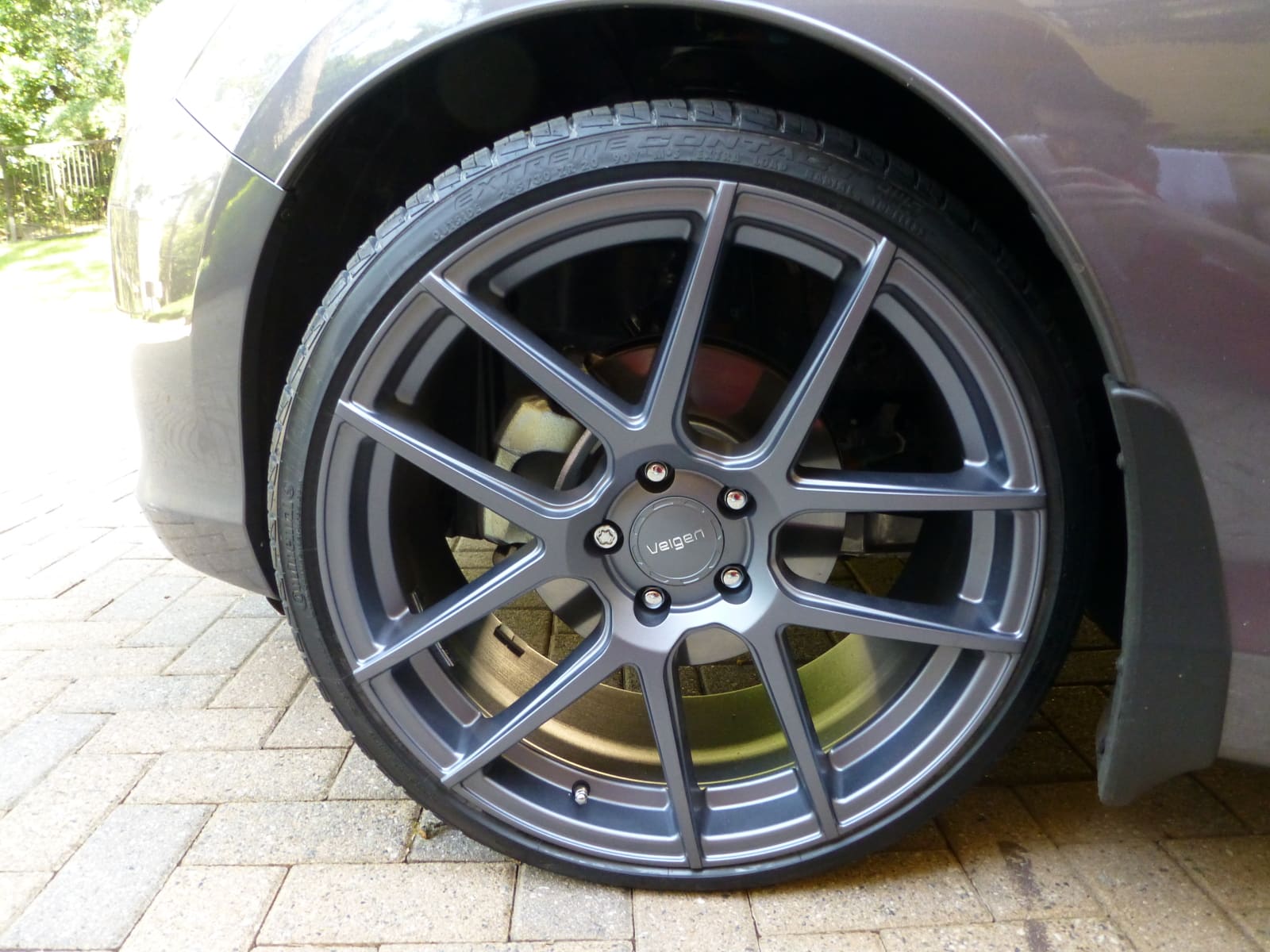 2012 Honda Accord with 20x9 Velgen VMB5 wheels
