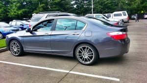 2012 Honda Accord with 19x8.5 Enkei GTC01 wheels