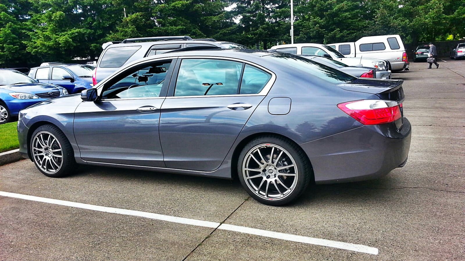 2012 Honda Accord with 19x8.5 Enkei GTC01 wheels