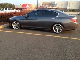 2012 Honda Accord with 19x9.5 Advanti b2 denaro wheels