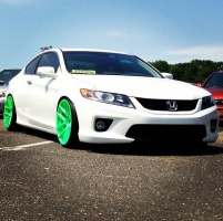 2012 Honda Accord with 20x10.5 Velgen wheels