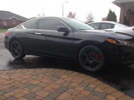 2011 Honda Accord with 17x7 wheels