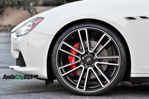 2015 Maserati Ghibli with 22x9 Koko Kuture wheels