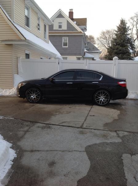 2012 Honda Accord with 20x9.5 wheels
