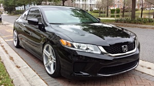 2011 Honda Accord with 20x9 Lenso Axe EX12 wheels