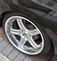 2012 Honda Accord with 19x8.5 Volk GTC wheels