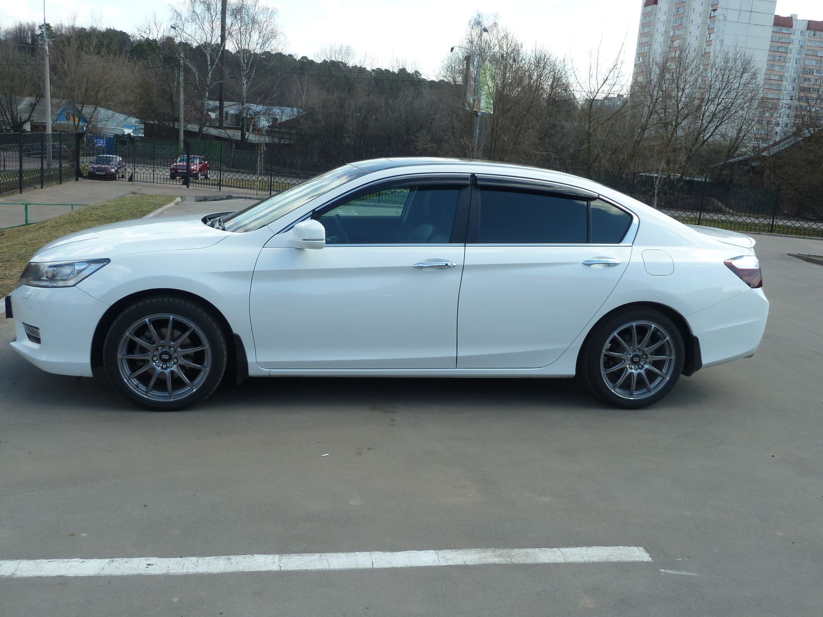 2013 Honda Accord with 18x8 Enkei Wakasa wheels