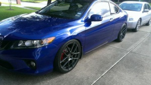 2012 Honda Accord with 20x8.5 wheels
