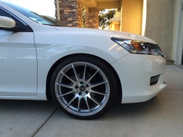 2013 Honda Accord with 20x9 MMR GF6 wheels